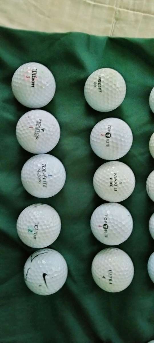 Assorted Used Golf Balls