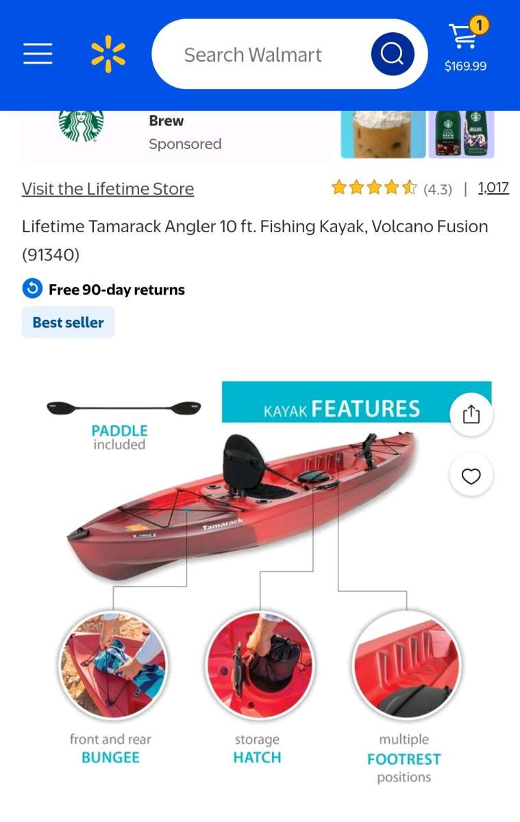 Lifetime kayak