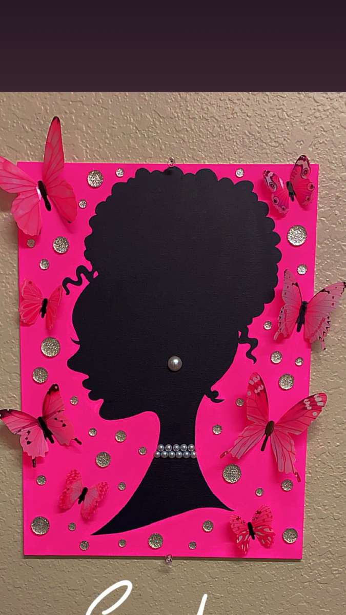Black Barbie canvas