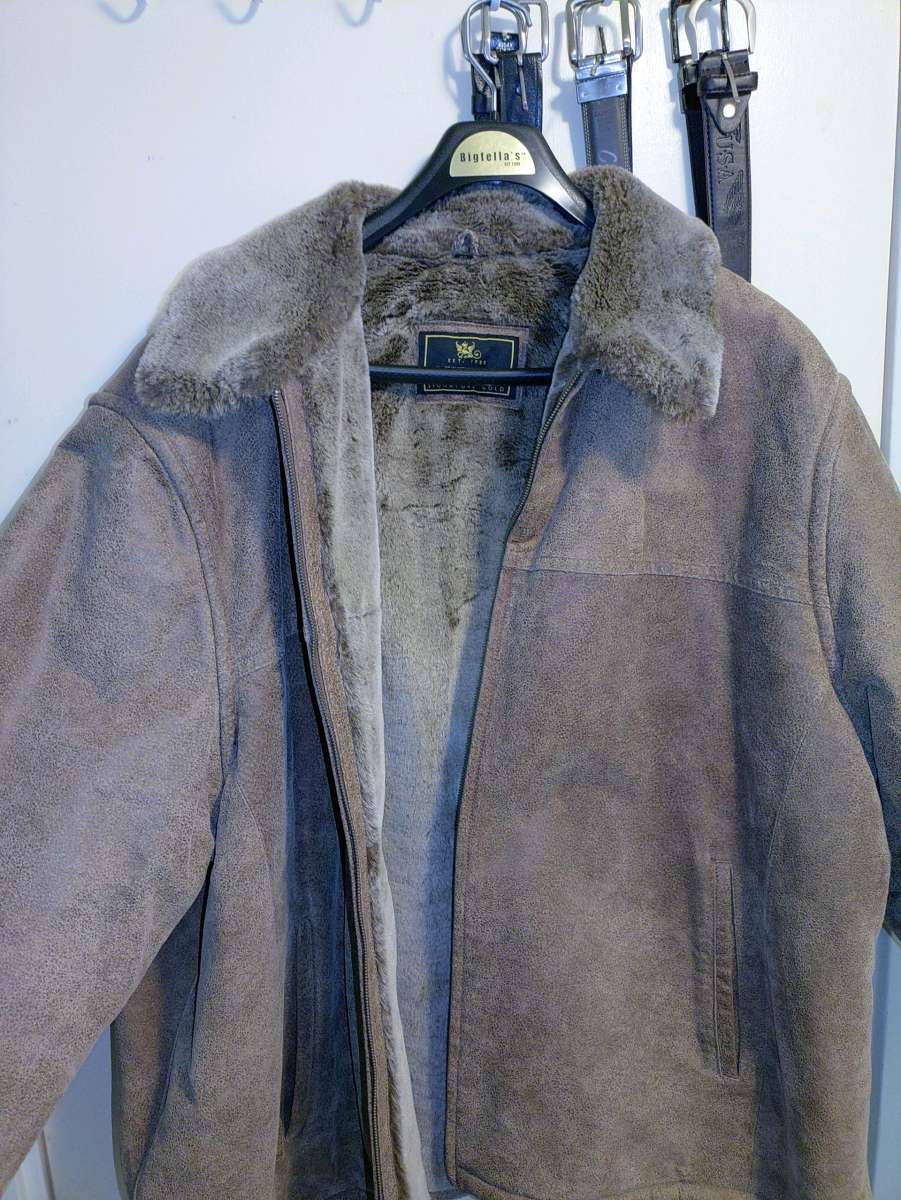 F R Tripler Genuine Leather Coat