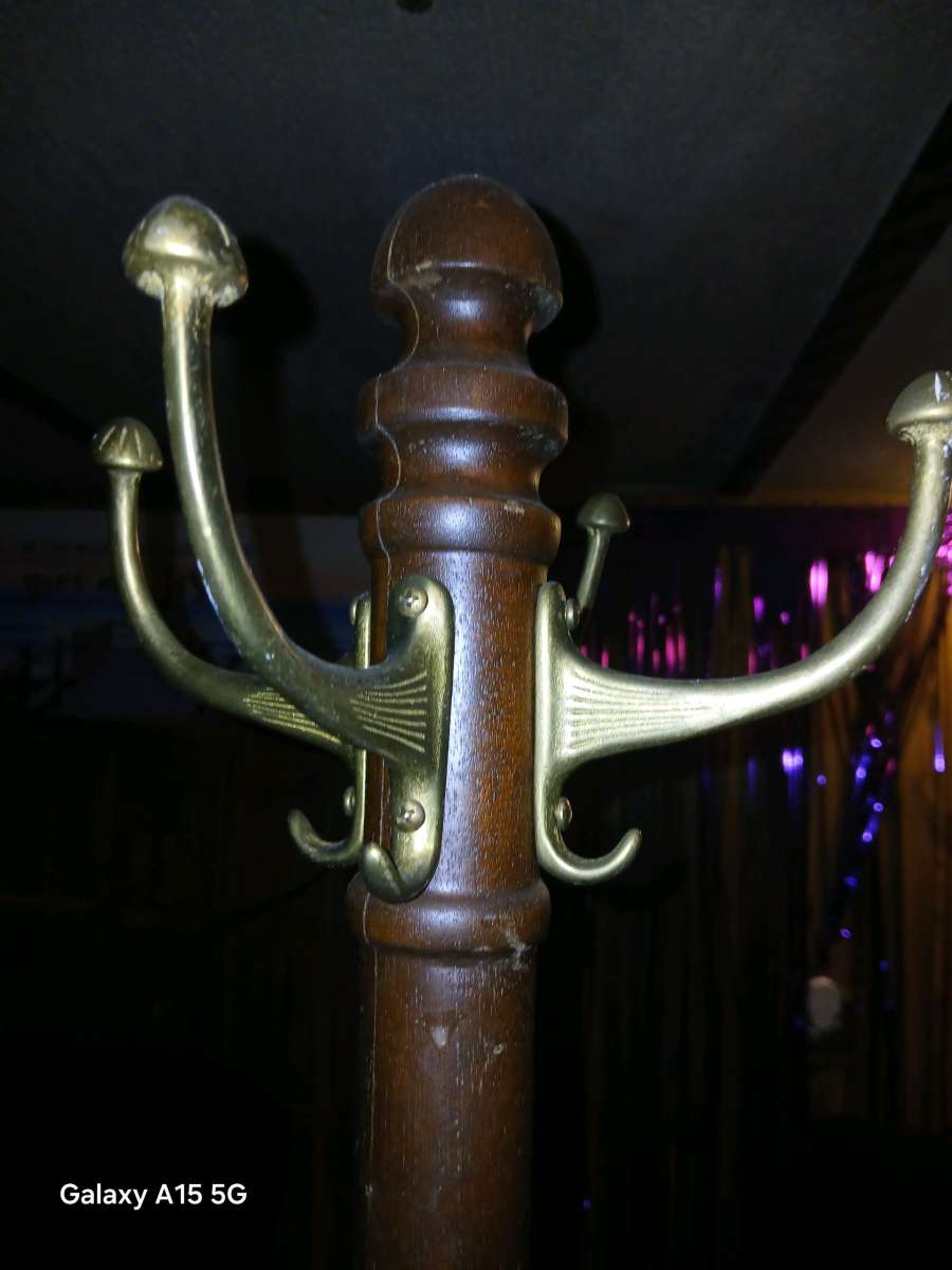 Brass Iron Coat Rack