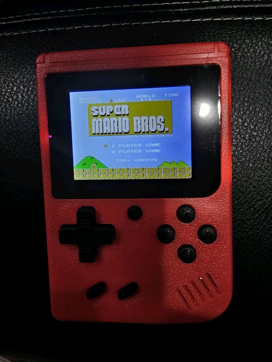 Mini Handheld Video Game with 400 NES Games Red