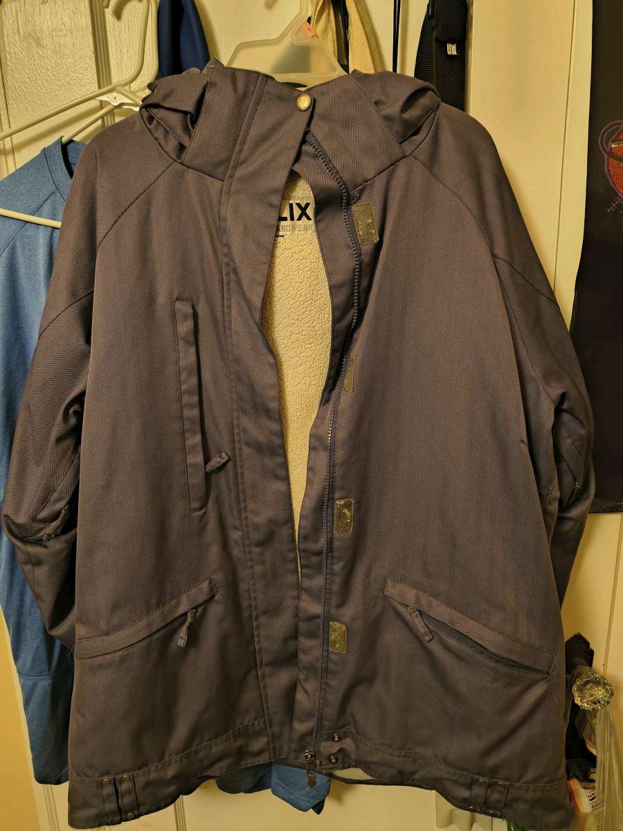 Helix purple winter jacket