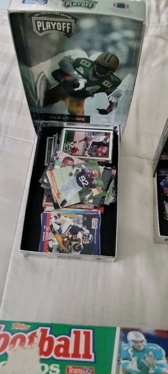Collection Of NFL Football Trading Cards