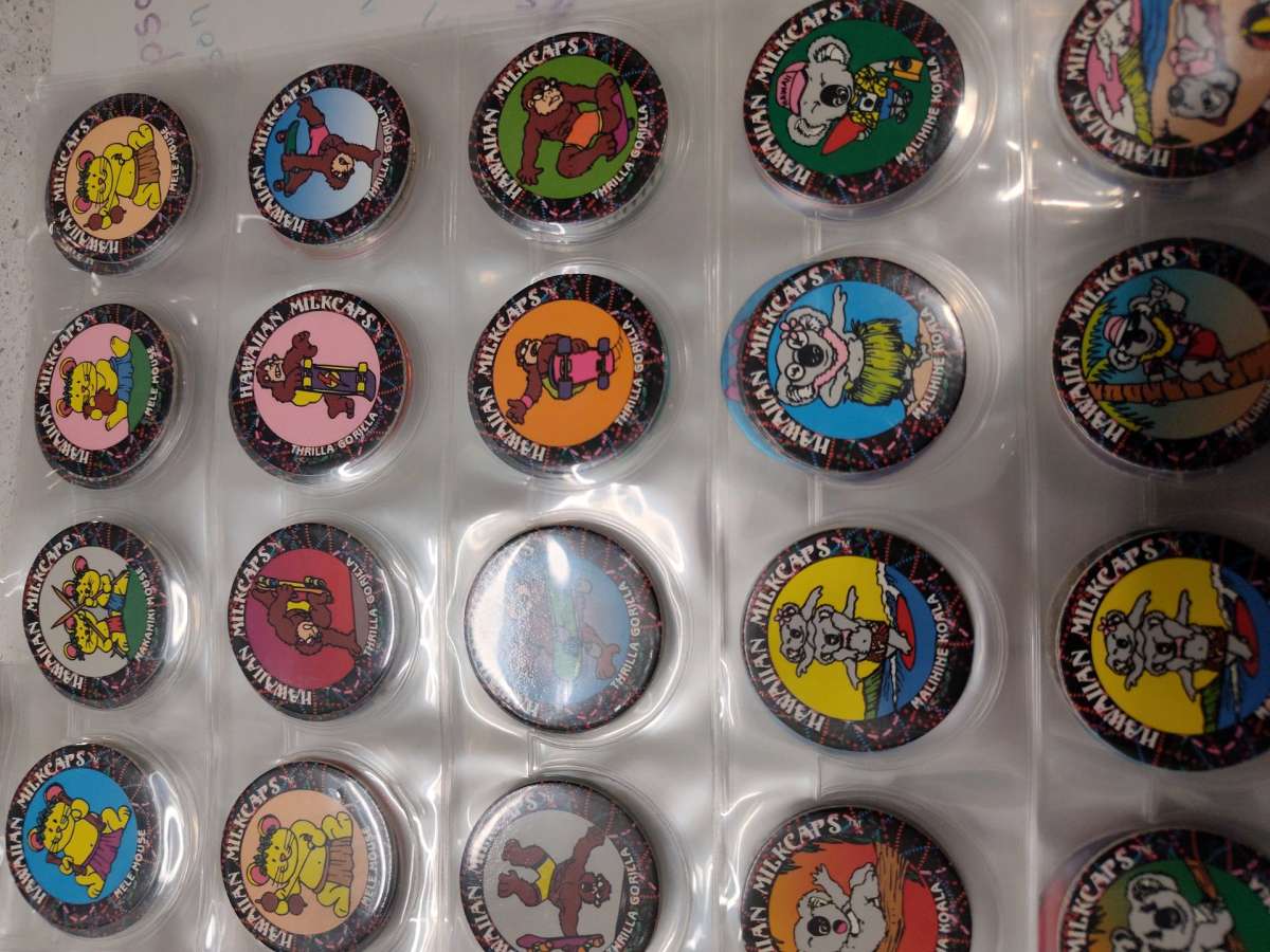 old pogs and four more pages of them 148in all