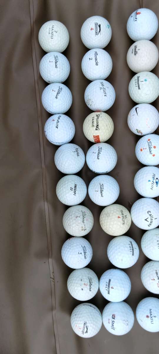 Mixed Brand Used Golf Balls