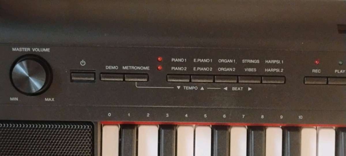 Yamaha NP12 61 Key Piaggero Portable Digital Corded  Battery