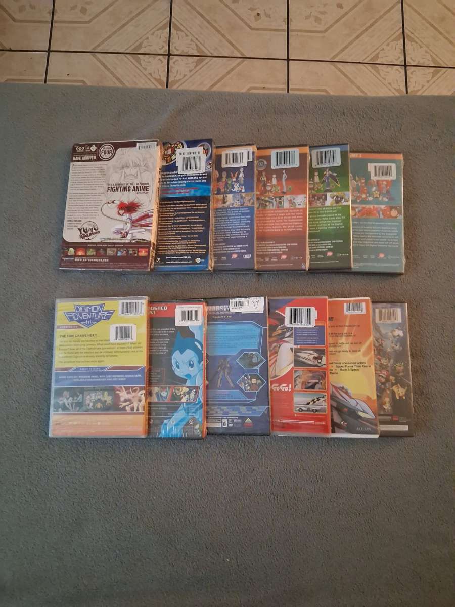 Lot Of 12 Anime English Dub DVDs