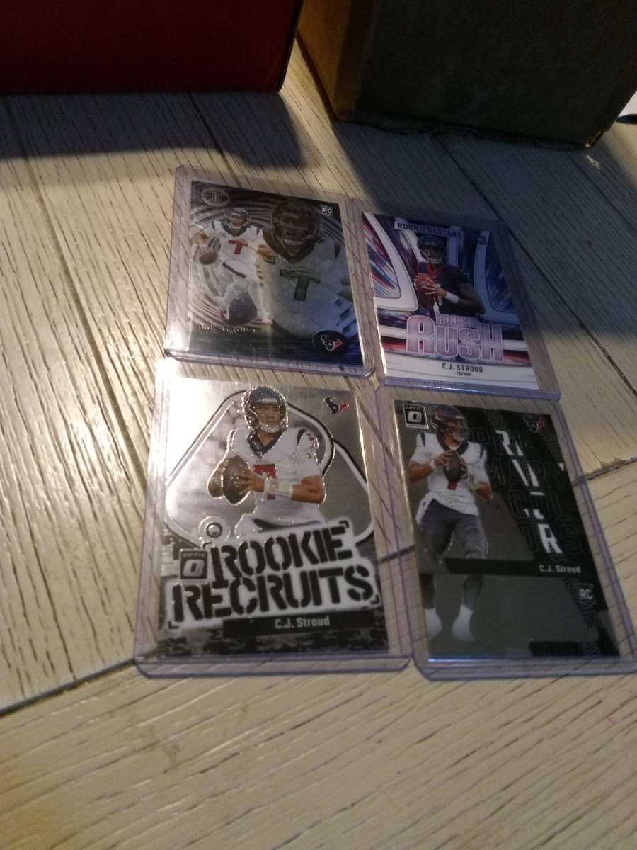 4 card CJ Stroud rookie lot