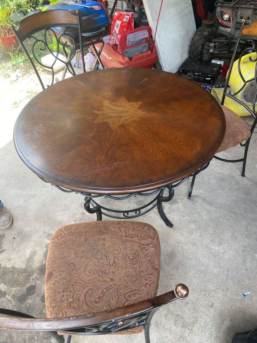 dining table with chairs