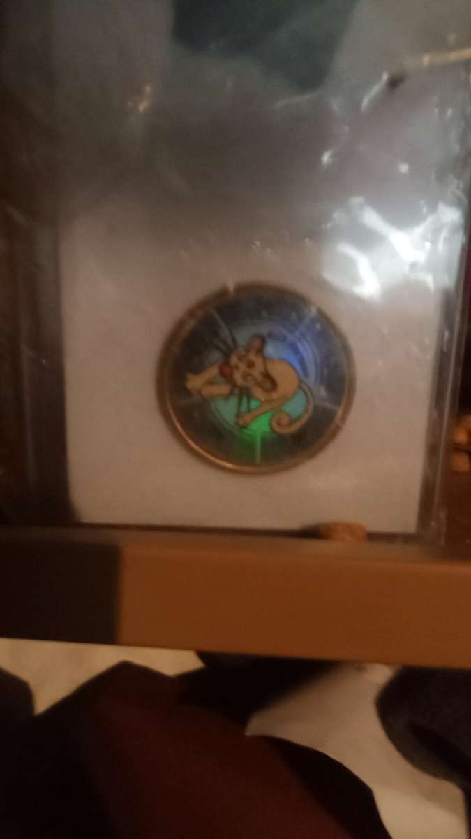 number 53 Pokemon collector coin Persian Dark vador