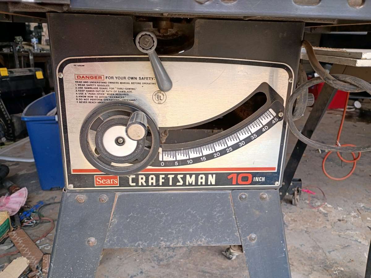 Craftsman Saw Table small