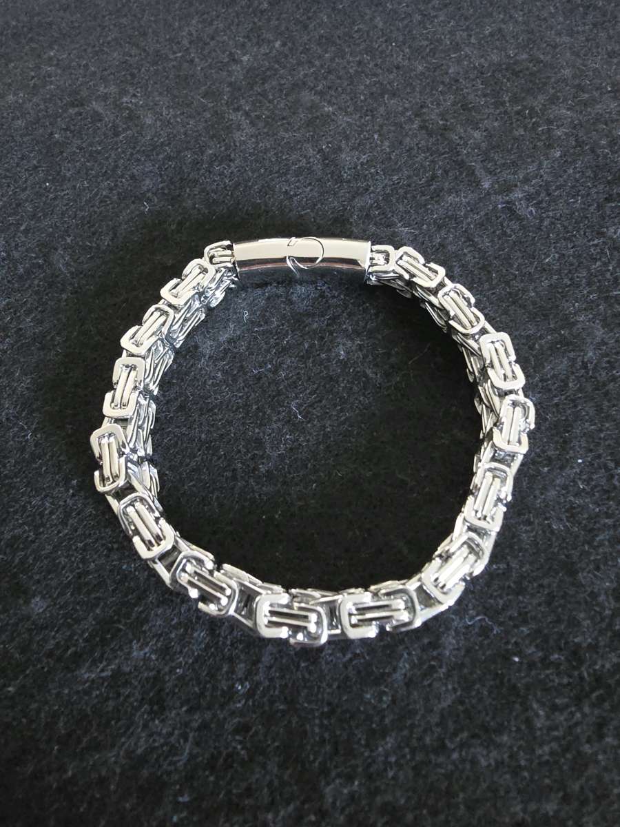 Stainless Steel Double Row Emperor Bracelet
