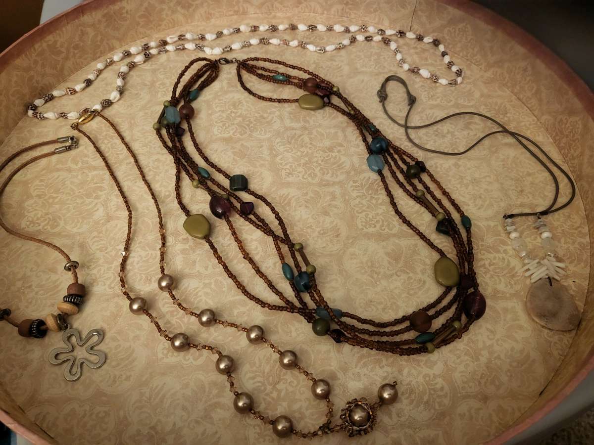 ASSORTED  BEADED NECKLACES