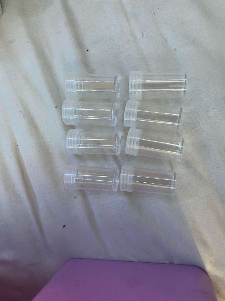 92 pcs 10 ml clear plastic bead containers