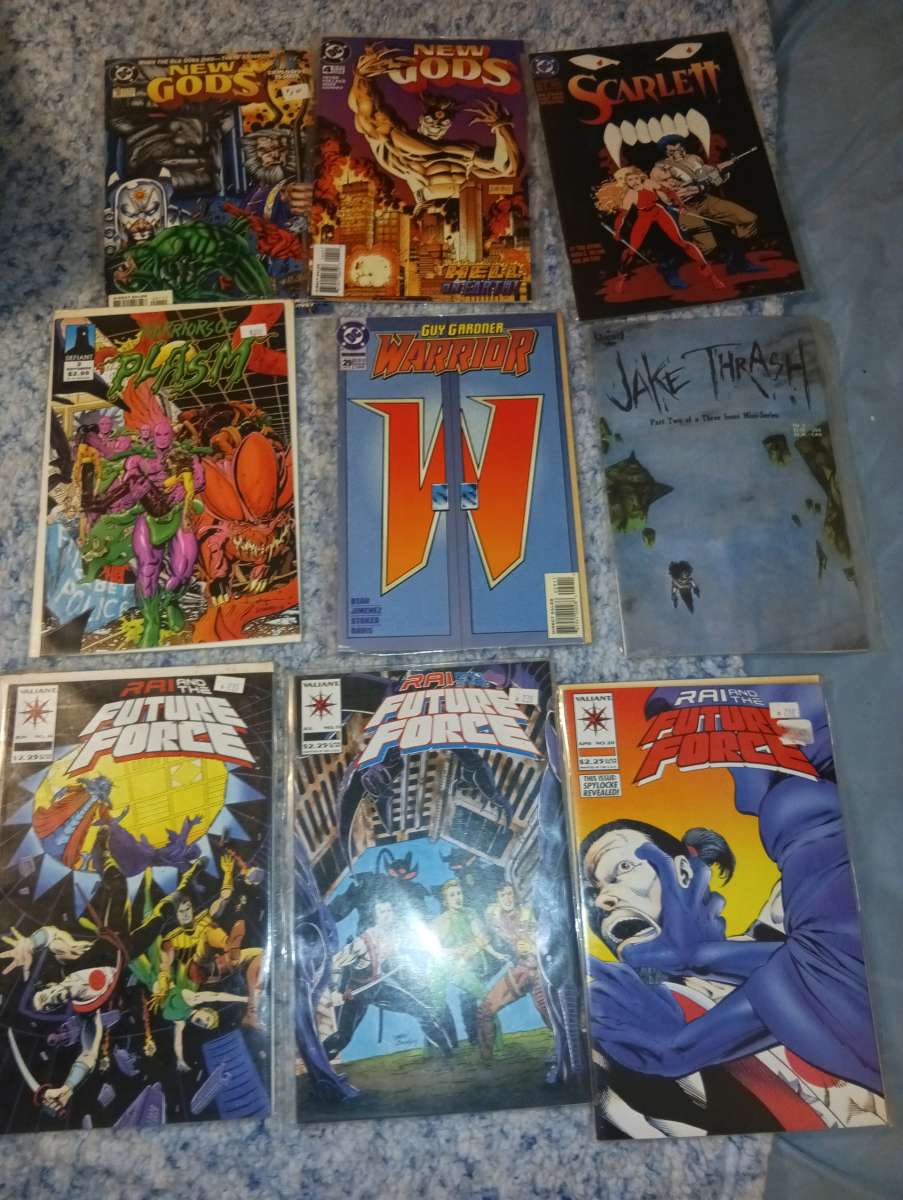 marvel and DC comic books from the early 80 on up