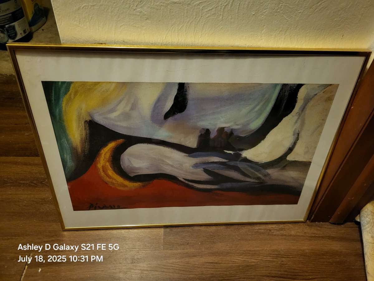 Large 24x32 abstract painting artwork