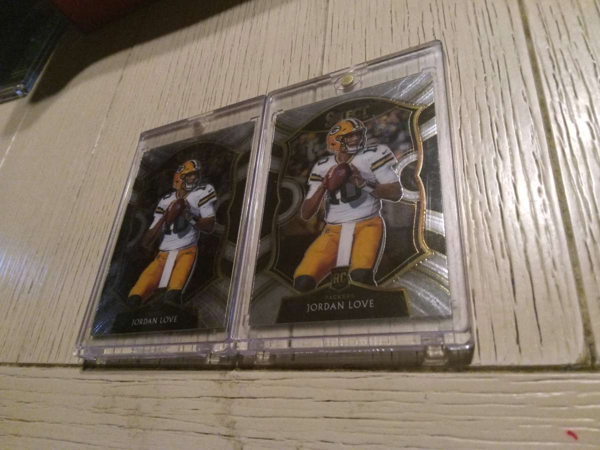 2 Jordan Love Select rookie cards