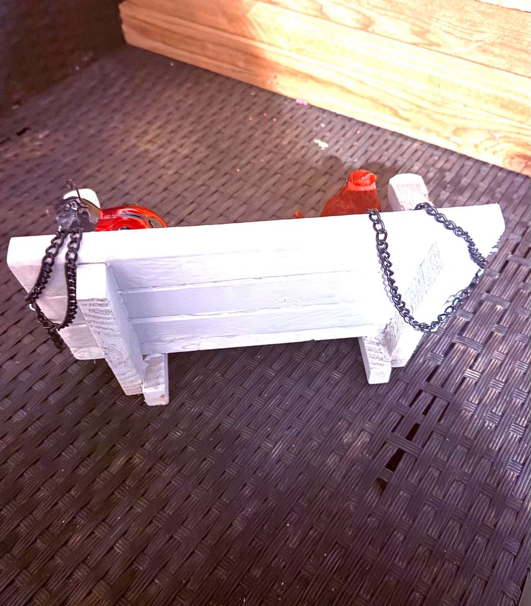 handmade mini swing decor for home and garden