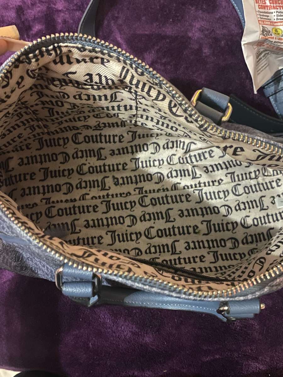 juicy couture denim eastside westside satchel bag
