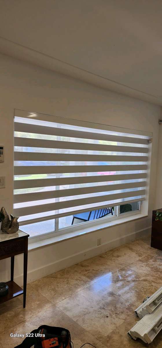 zebra Shades lights filtering o dimout echas a la medida 786