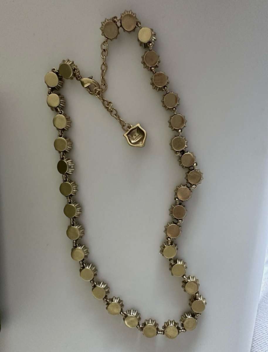 used Gucci Gold Multicor Stones Lion Necklace