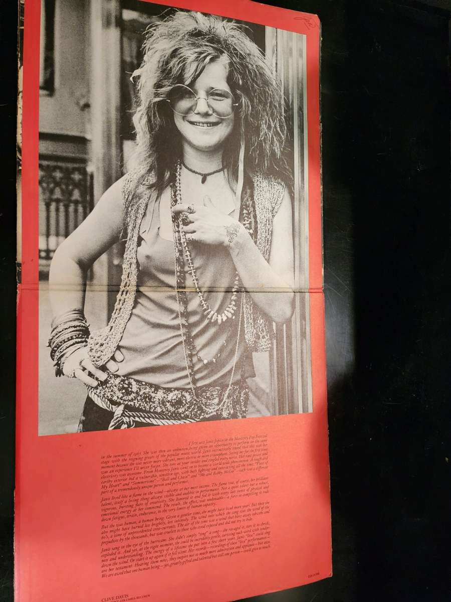 Janis Joplin picture doll and album