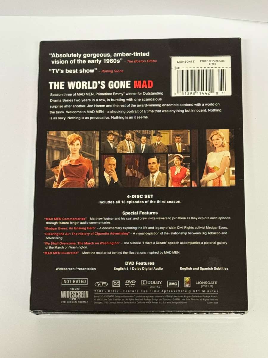 MADMEN Season 1 2 3 4 5