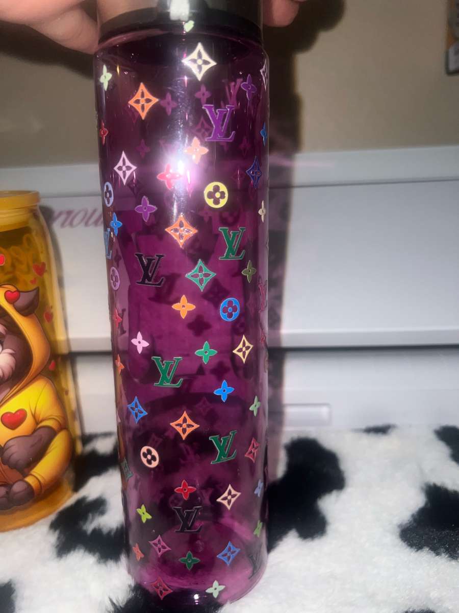 reusable plastic water bottle