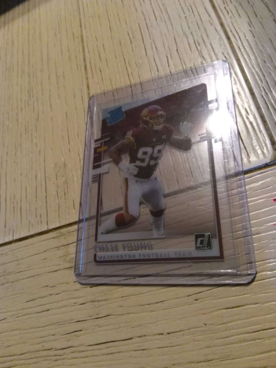 clearly Donruss Rookie of Chase young Acetate