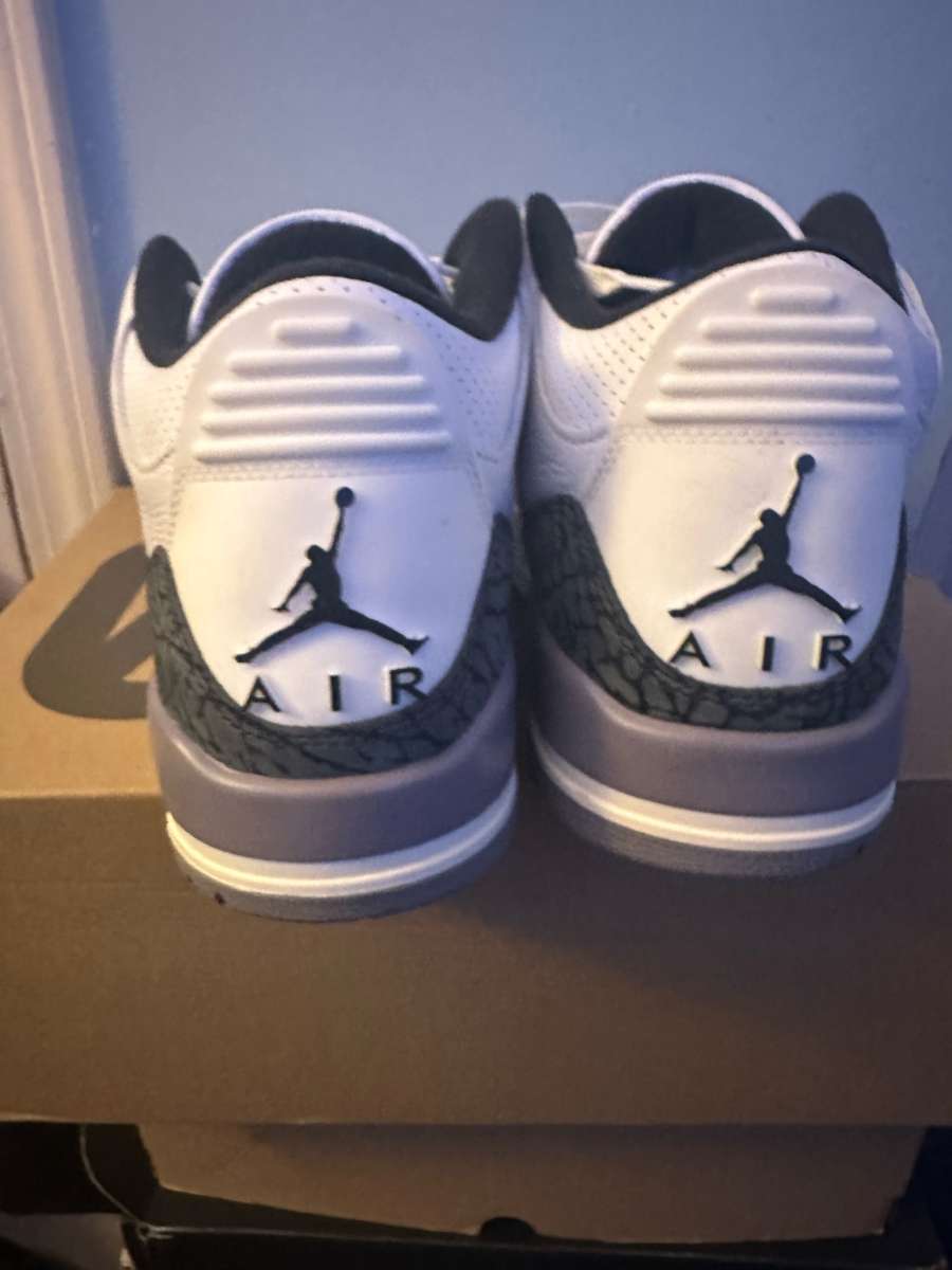 jordan 3 grey cement size 9