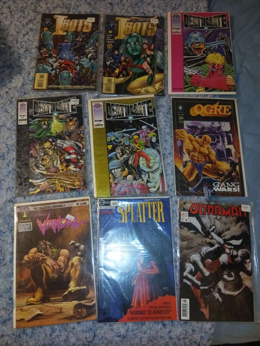 marvel and DC comic books from the early 80 on up