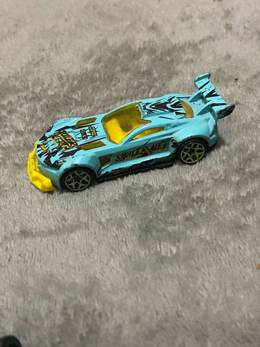 hot wheels and avocado plushie