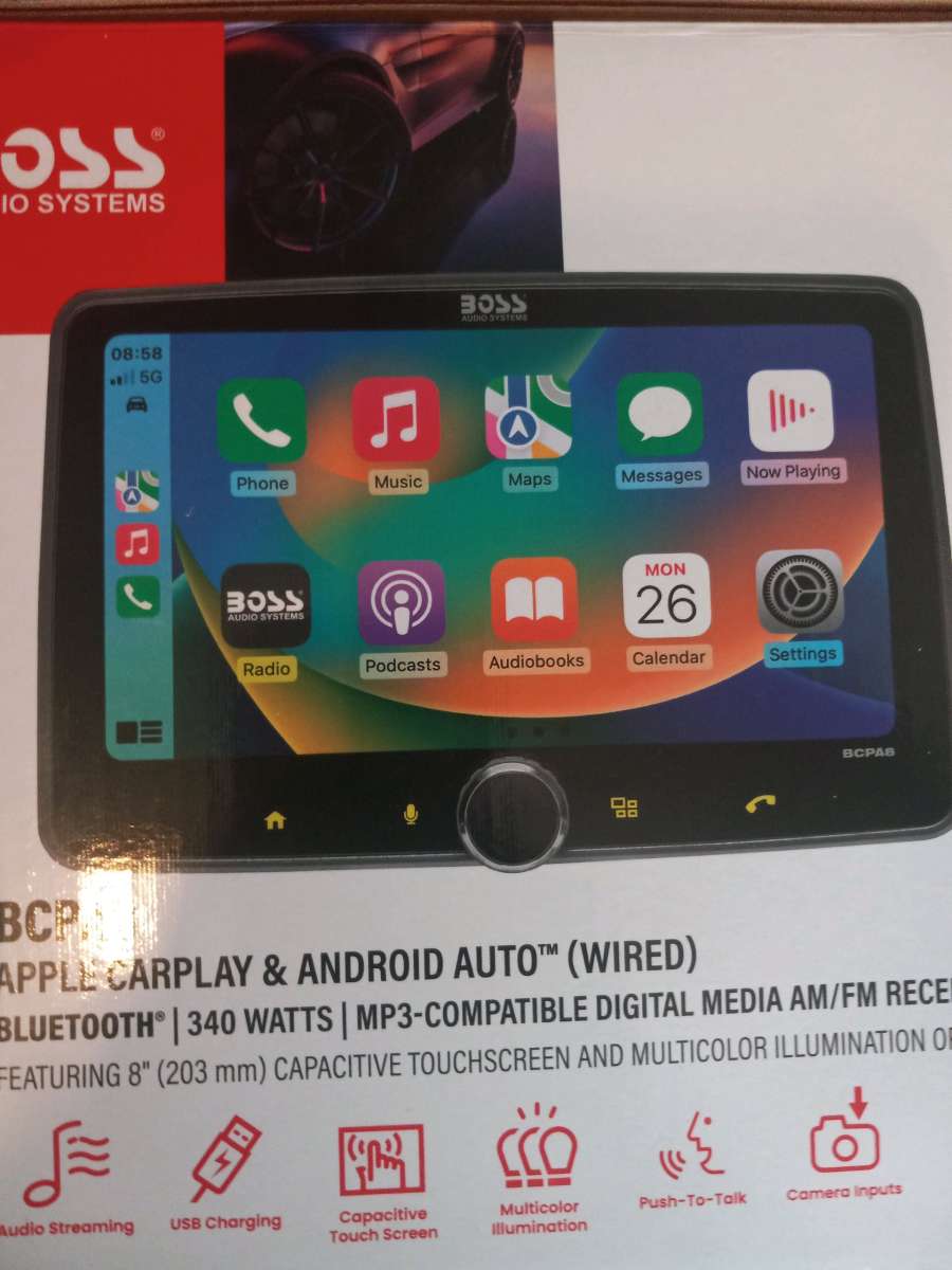 New car video touches screen