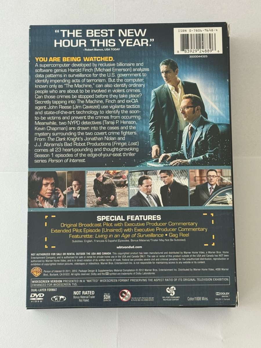 Person Of Interest Season 1 and 2