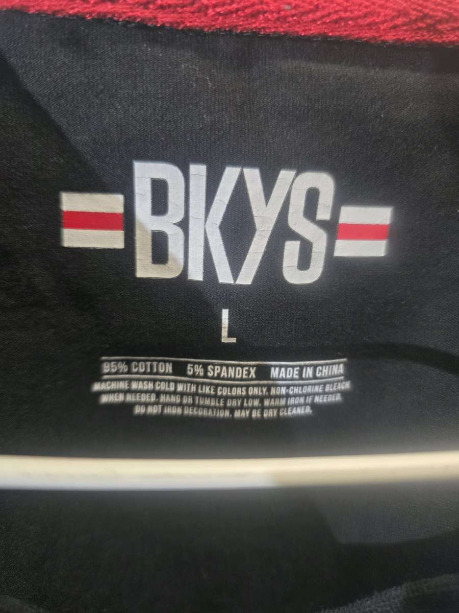 Original BKYS shirt Color Red And Black