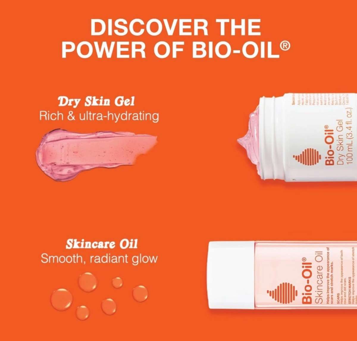 BioOil Travel Skincare Bundle for Scars Stretch Marks
