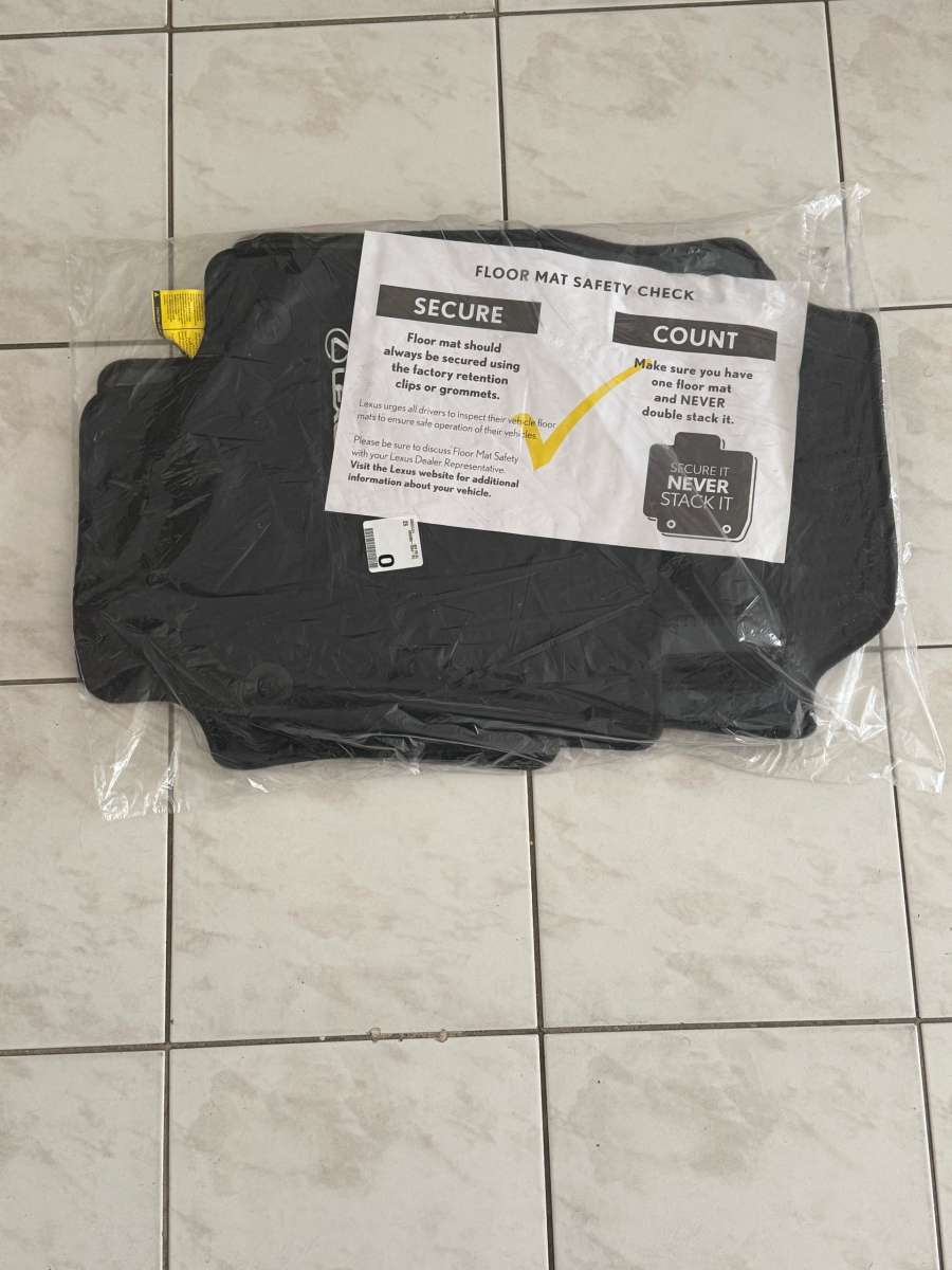 Lexus 20222025 NX250350h450h Genuine Black Carpet Floor Mats