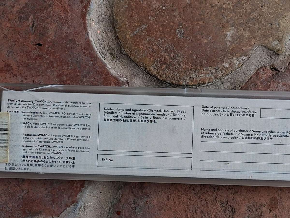 Vintage 1992 Swatch Scuba 200 Shamu Dive watch