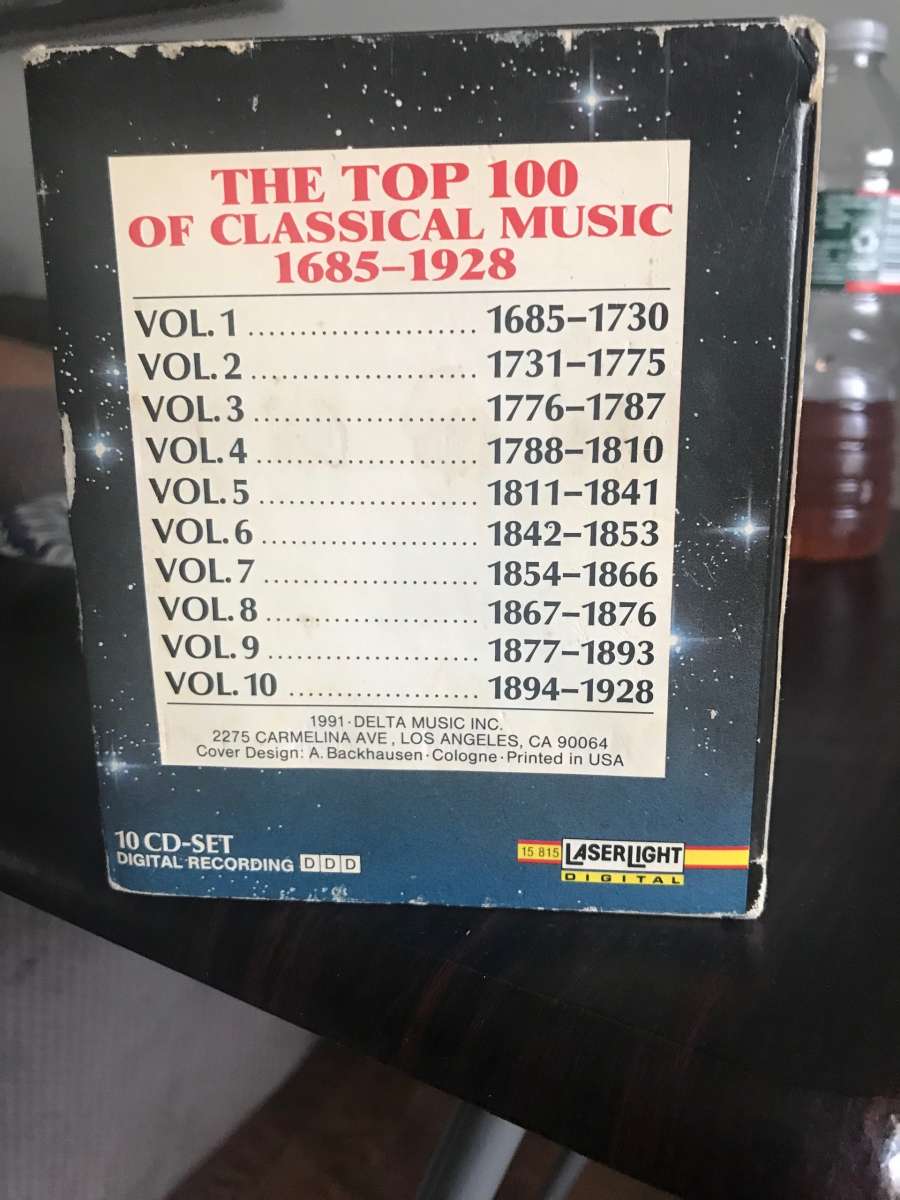 classical CD set 1685 1928 Bach Mozart and more