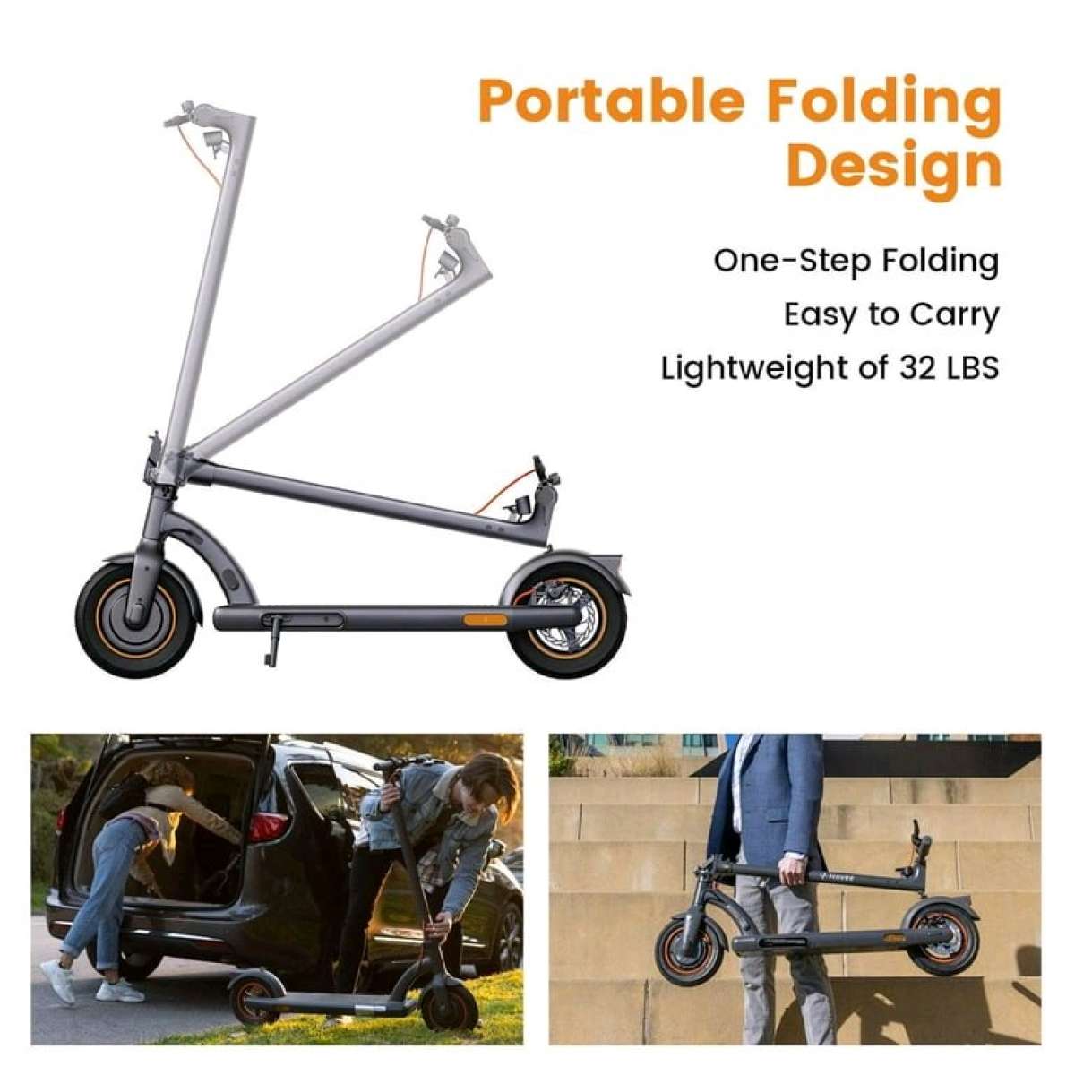 navee N40 electric scooter new charger Bluetooth lock with c