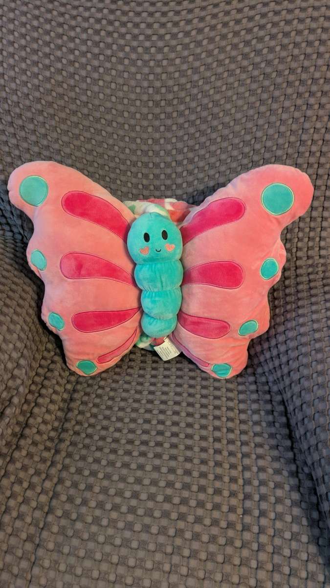 Butterfly Plush and Throw Set