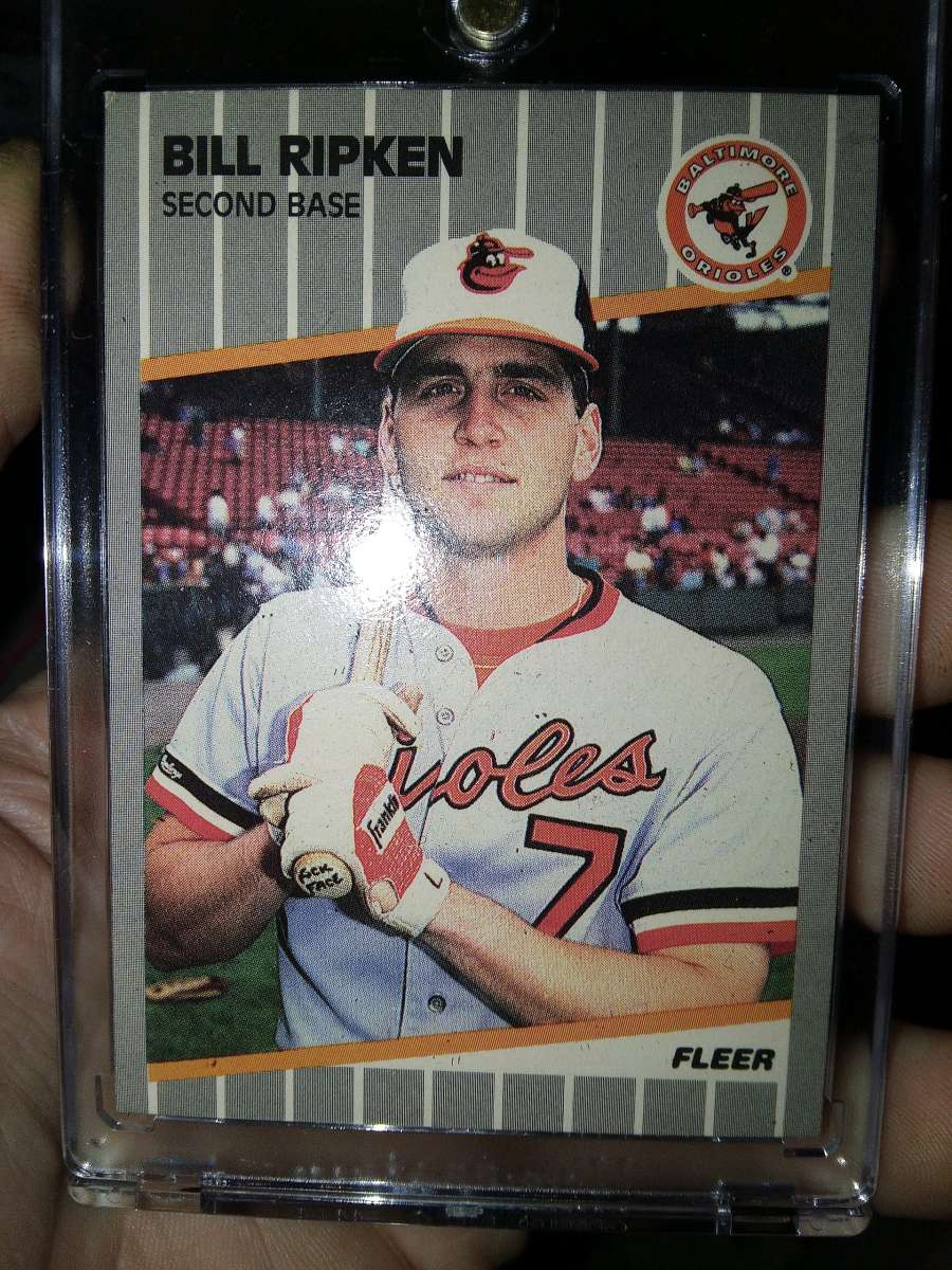 1989 Fleer Billy Ripken F Face error in mint condition
