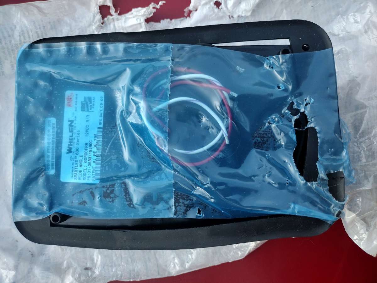 multiple whelen 600 series led flashing lights emergency