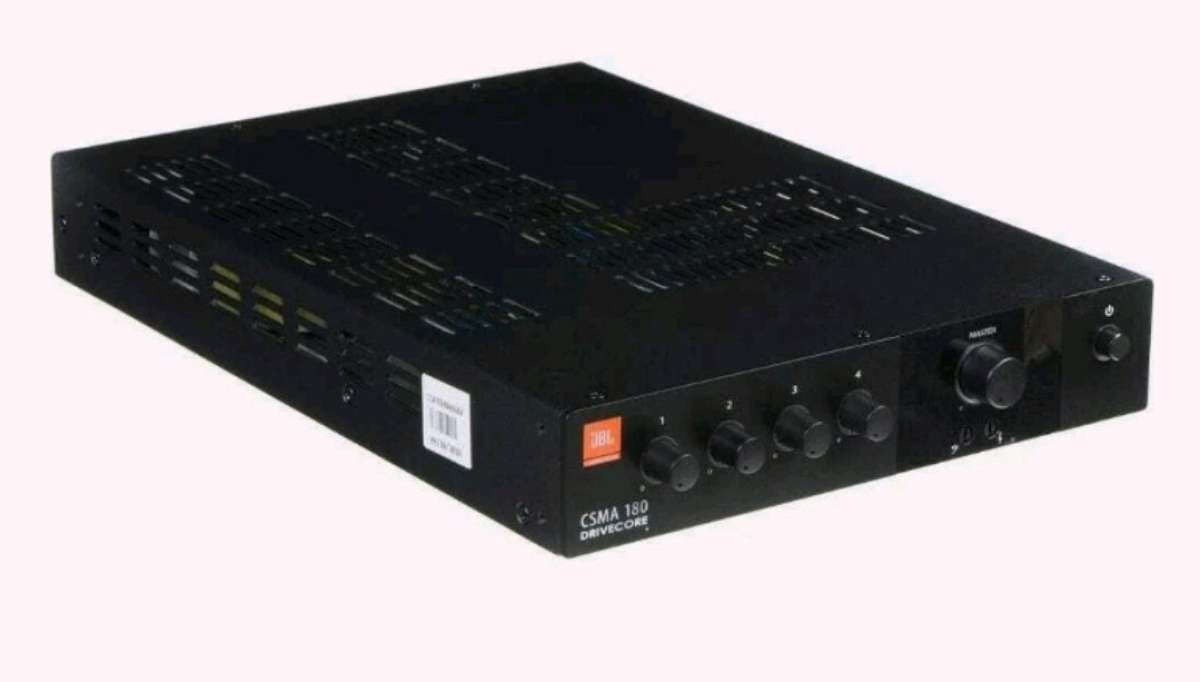 JBL CSMA 180 4 Channel 80W Mixer Amplifier  Black NEW In Box