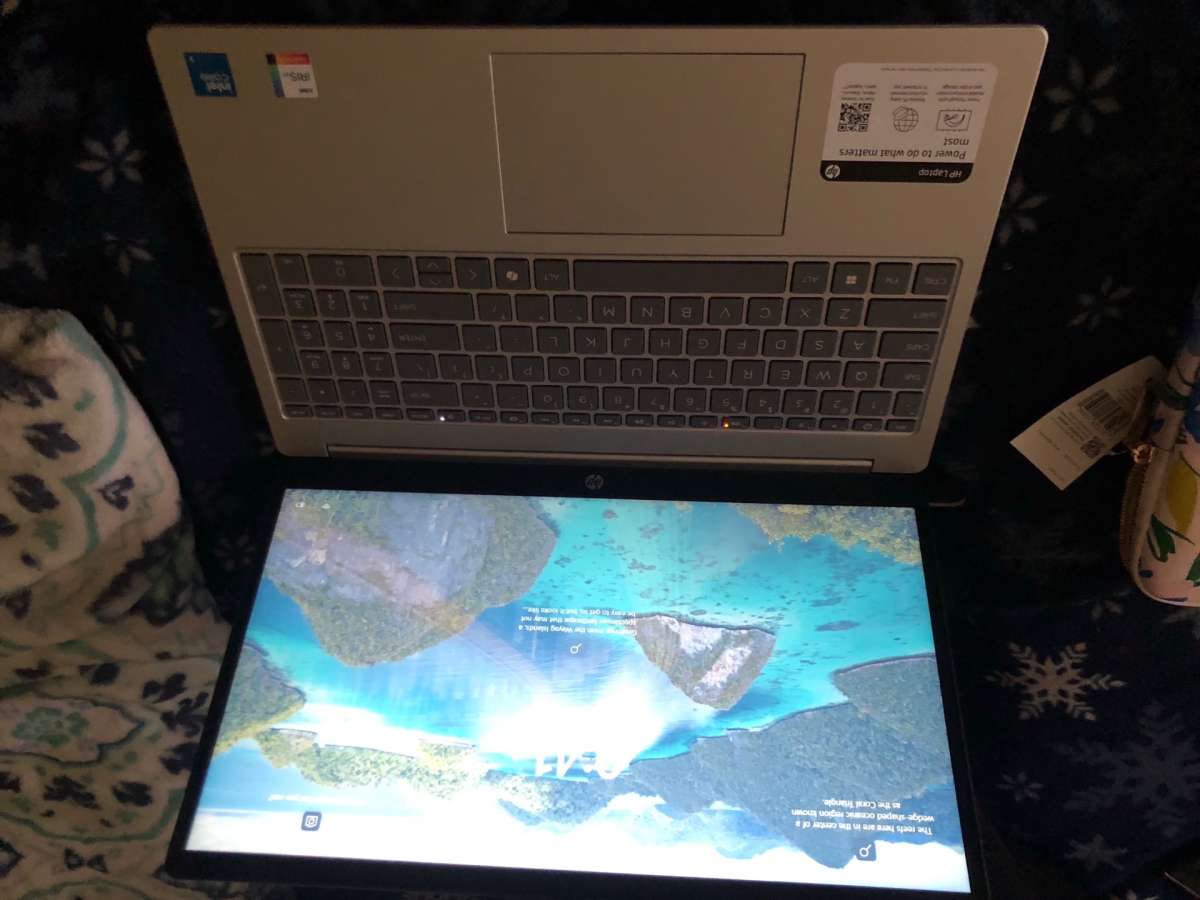 brand new hp touch screen laptop
