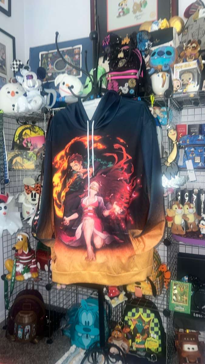 NWOT Demon Slayer With Tanjiro and Nezuko Hoodie Mens XL