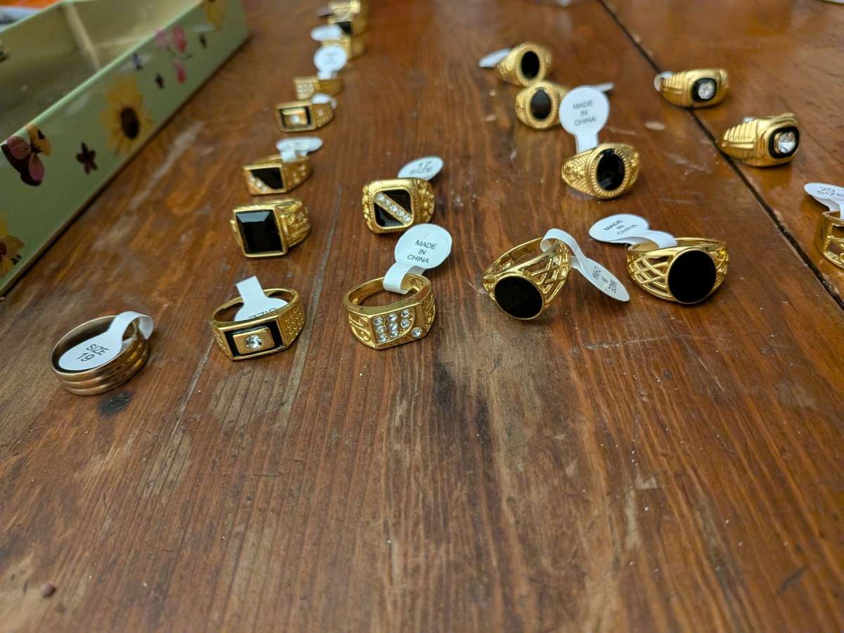 gold plated rings