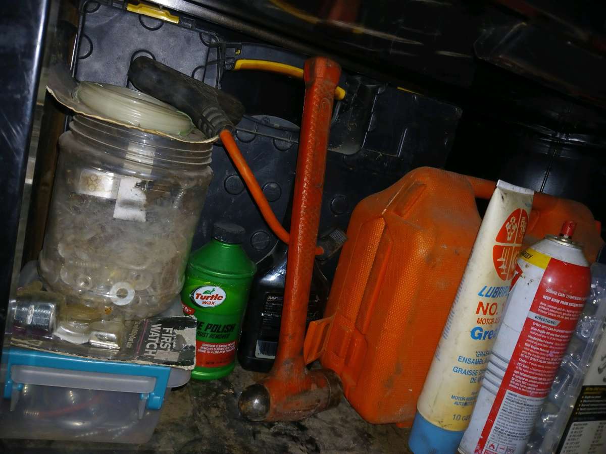 toolbox and tools