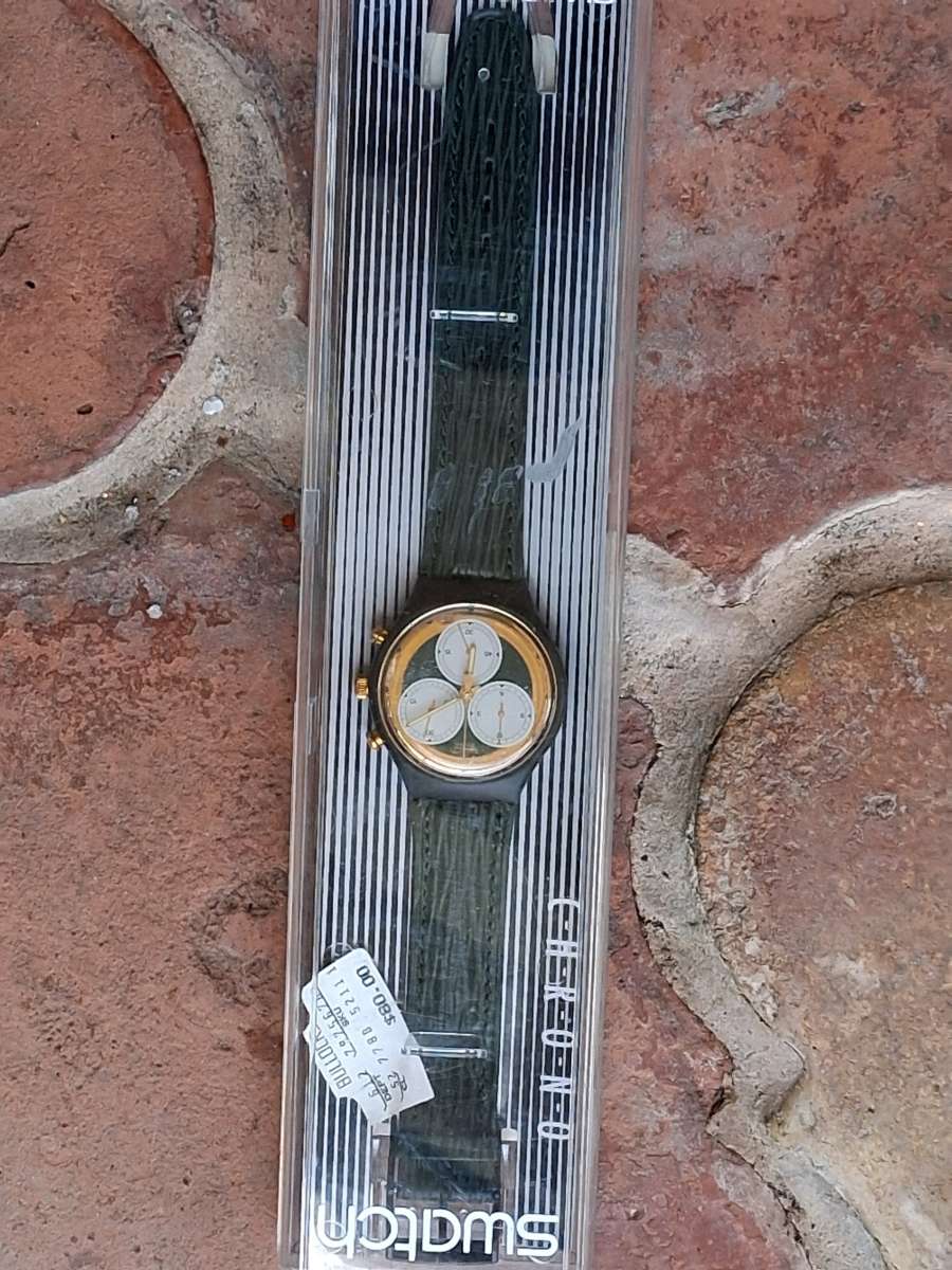 vintage 1992 Swatch Chrono Watch
